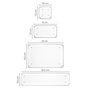 Aberto Design SET7 Organizador de Cajones Transparente